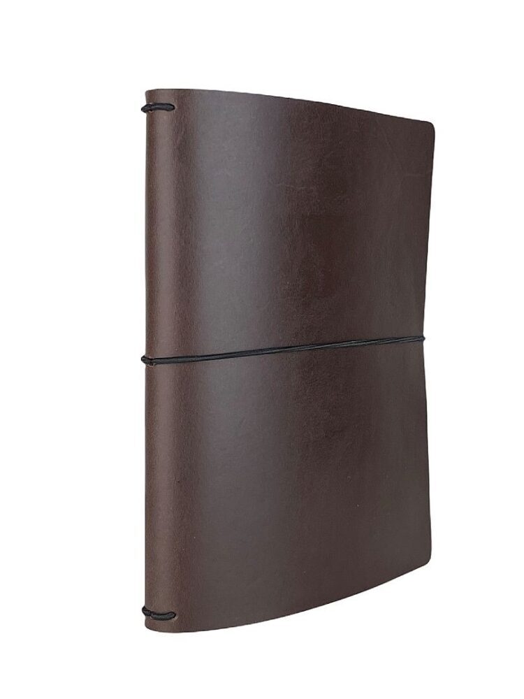 B6 travelers notebook i læder, travelers notebook, læder tn, journal, journaling, notebook cover, leather cover for notebook