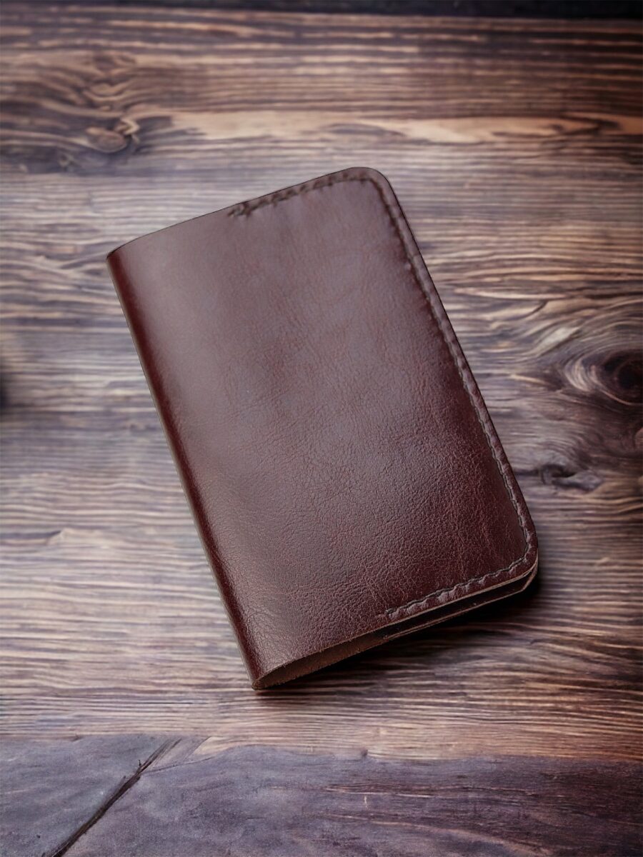 Blødt læder cover, Field notes cover, notebook cover i læder, brunt læder cover til notesbog, læder notesbog