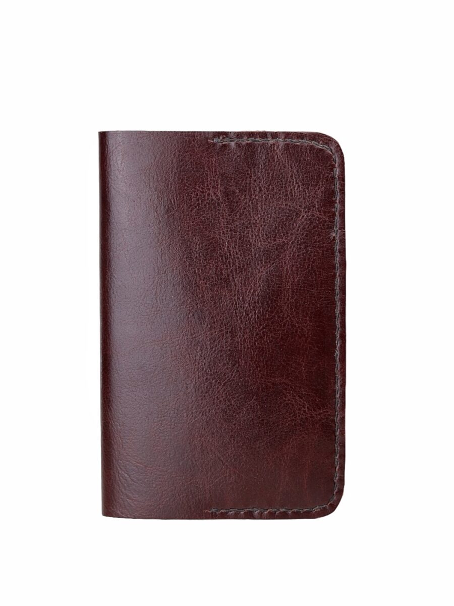 Blødt læder cover, Field notes cover, notebook cover i læder, brunt læder cover til notesbog, læder notesbog